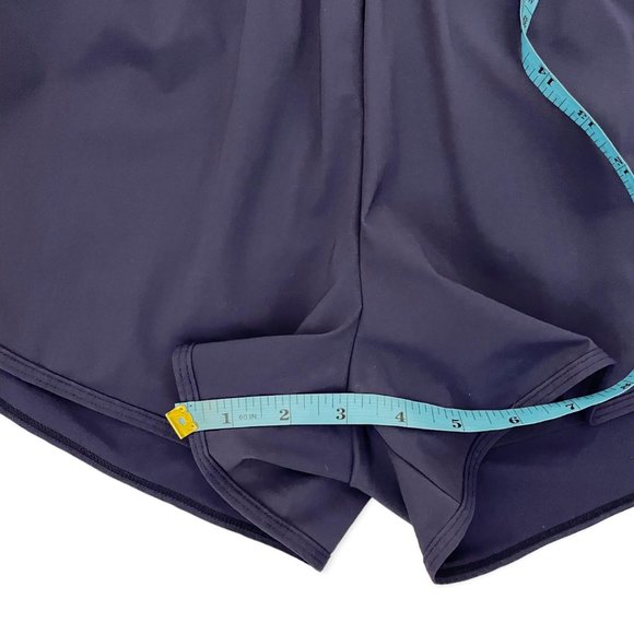 Iris & Ink Small Navy Layered Scuba Shorts Excellent Used Condition - Picture 9 of 9